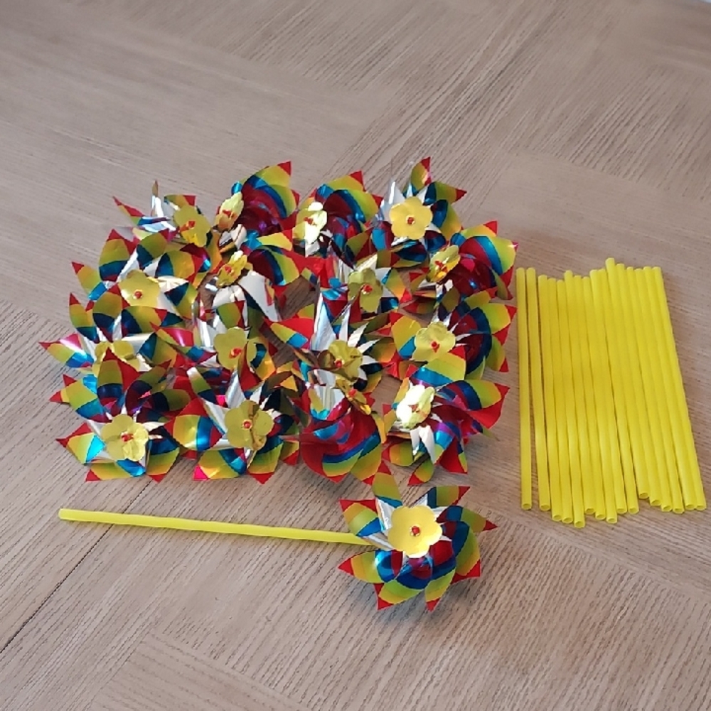 Lot of DIY Pinwheels (17)